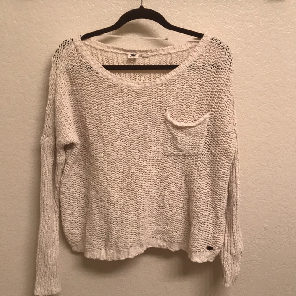 Cream sweater
